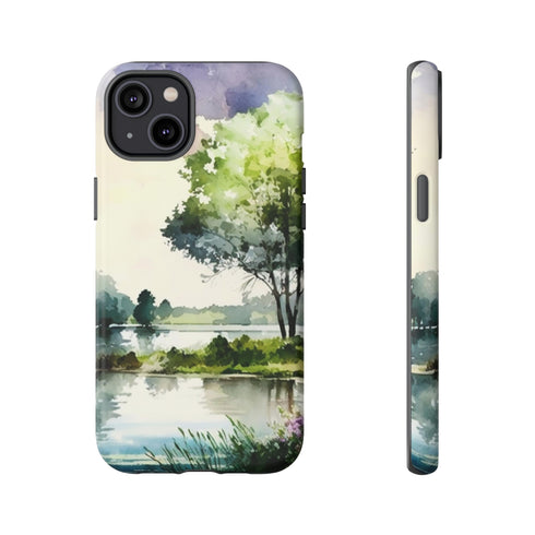 Summer Day by the Lake - Impact Resistant Phone Case